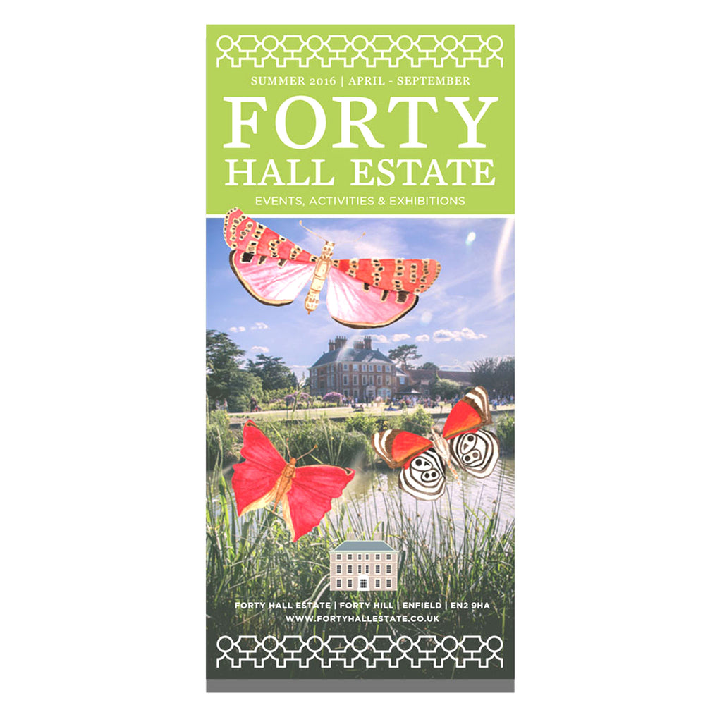 Illustrations for the Forty Hall Estate Summer Brochure