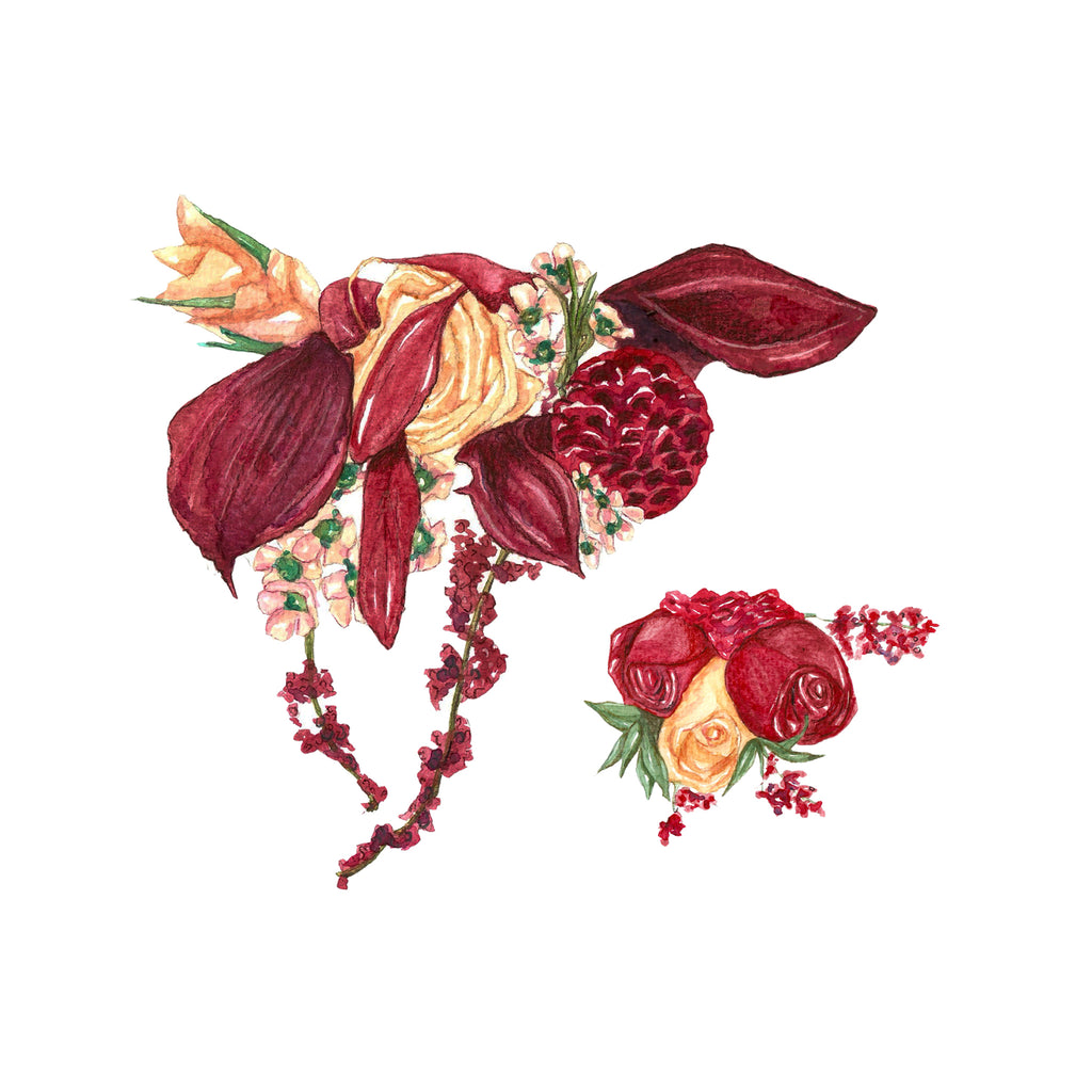 Floral Wedding Stationery for Elizabeth & Nicholas